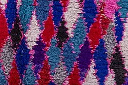 Marokkansk berber tæppe Boucherouite 220 x 110 cm