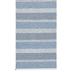 Plastik- og garntæpper - Horredsmattan Sia mix (blå)