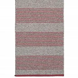 Plastik- og garntæpper - Horredsmattan Penny mix (rød)