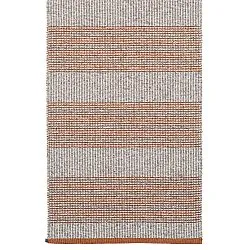 Plastik- og garntæpper - Horredsmattan Penny mix (rust)