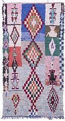 Marokkansk berber tæppe Boucherouite 250 x 125 cm