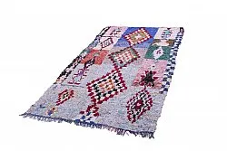 Marokkansk berber tæppe Boucherouite 250 x 125 cm