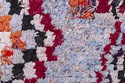 Marokkansk berber tæppe Boucherouite 250 x 125 cm