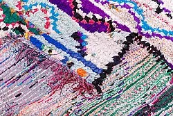 Marokkansk berber tæppe Boucherouite 205 x 140 cm