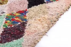 Marokkansk berber tæppe Boucherouite 240 x 115 cm