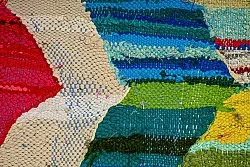 Marokkansk berber tæppe Boucherouite 130 x 205 cm