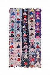 Marokkansk berber tæppe Boucherouite 225 x 120 cm