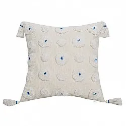 Pudebetræk - Boho Flower (blå)