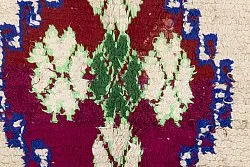 Marokkansk berber tæppe Boucherouite 190 x 150 cm