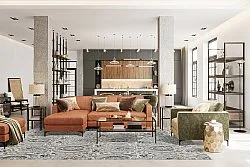 Wilton-tæppe - Natoli (cream/sølv)