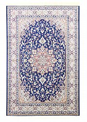 Wilton-tæppe - Gårda Oriental Collection Kerman (blå)