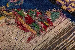 Marokkansk berber tæppe Boucherouite 270 x 140 cm