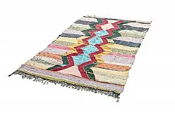 Marokkansk berber tæppe Boucherouite 125 x 215 cm