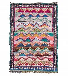 Marokkansk berber tæppe Boucherouite 195 x 135 cm