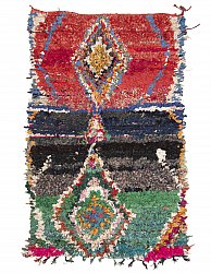 Marokkansk berber tæppe Boucherouite 240 x 155 cm
