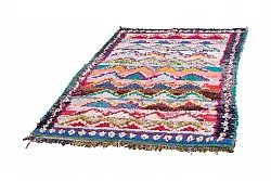Marokkansk berber tæppe Boucherouite 195 x 135 cm