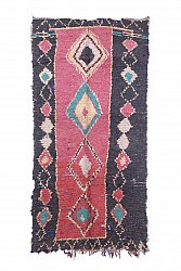 Marokkansk berber tæppe Boucherouite 275 x 135 cm