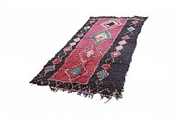 Marokkansk berber tæppe Boucherouite 275 x 135 cm