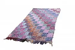 Marokkansk berber tæppe Boucherouite 210 x 105 cm