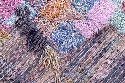 Marokkansk berber tæppe Boucherouite 210 x 105 cm