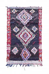 Marokkansk berber tæppe Boucherouite 220 x 130 cm
