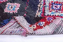 Marokkansk berber tæppe Boucherouite 220 x 130 cm