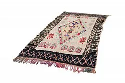 Marokkansk berber tæppe Boucherouite 270 x 130 cm