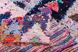 Marokkansk berber tæppe Boucherouite 225 x 120 cm