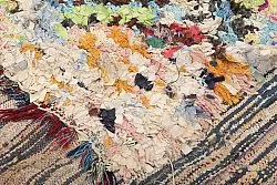 Marokkansk berber tæppe Boucherouite 210 x 160 cm