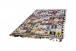 Marokkansk berber tæppe Boucherouite 250 x 165 cm