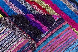 Marokkansk berber tæppe Boucherouite 210 x 115 cm