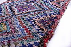Marokkansk berber tæppe Boucherouite 230 x 135 cm