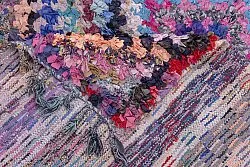 Marokkansk berber tæppe Boucherouite 230 x 135 cm