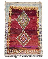 Marokkansk berber tæppe Boucherouite 210 x 140 cm