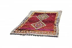 Marokkansk berber tæppe Boucherouite 210 x 140 cm
