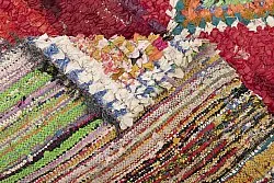 Marokkansk berber tæppe Boucherouite 210 x 140 cm
