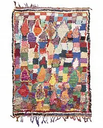 Marokkansk berber tæppe Boucherouite 210 x 150 cm