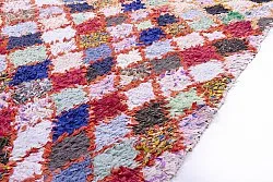 Marokkansk berber tæppe Boucherouite 245 x 105 cm