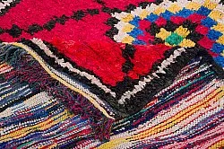 Marokkansk berber tæppe Boucherouite 310 x 145 cm