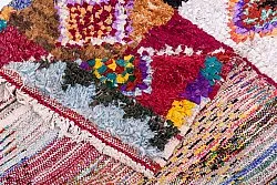 Marokkansk berber tæppe Boucherouite 205 x 120 cm