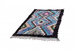 Marokkansk berber tæppe Boucherouite 195 x 120 cm