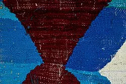 Marokkansk berber tæppe Boucherouite 130 x 220 cm