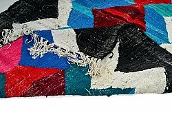Marokkansk berber tæppe Boucherouite 130 x 220 cm
