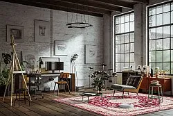 Wilton-tæppe - Vakifli (rød/multi)