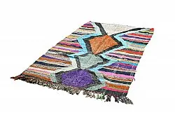 Marokkansk berber tæppe Boucherouite 135 x 235 cm