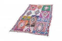 Marokkansk berber tæppe Boucherouite 225 x 115 cm