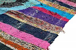 Marokkansk berber tæppe Boucherouite 135 x 235 cm