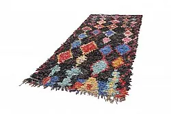 Marokkansk berber tæppe Boucherouite 260 x 125 cm