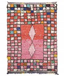 Marokkansk berber tæppe Boucherouite 225 x 150 cm