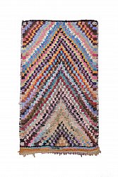 Marokkansk berber tæppe Boucherouite 220 x 125 cm